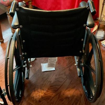 Back of wheel chair