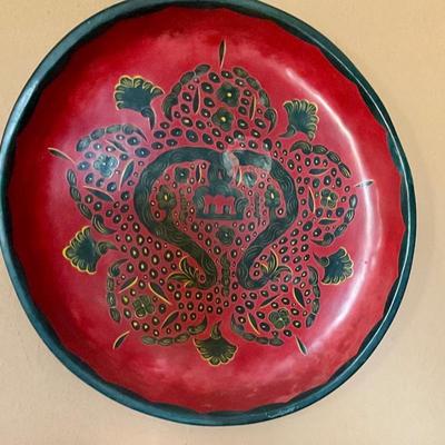 Red plate