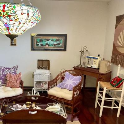 Rattan chairs and wicker