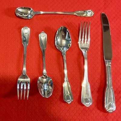 Sliver plated flatware
