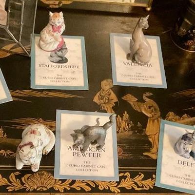 Franklin mint cats