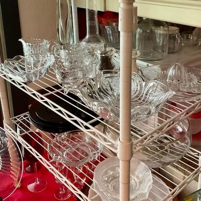 Pressed and depression glass