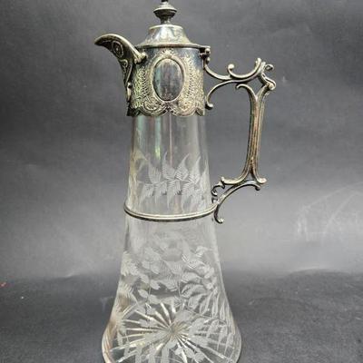 Victorian claret pitcher