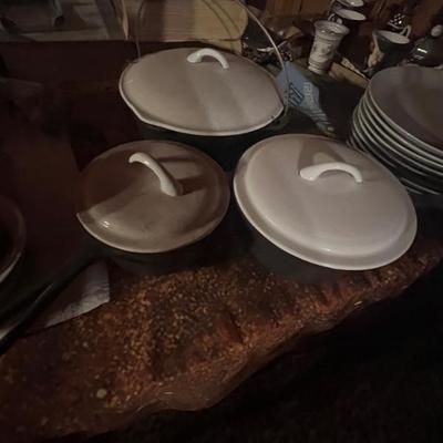 Cast Iron covered pots
