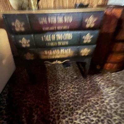 3-drawer "book" table