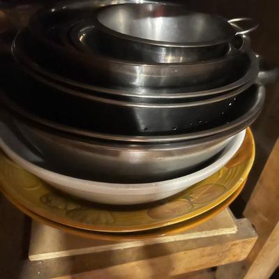 stainless mixing bowls