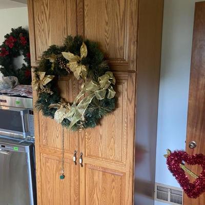 Kitchen oak pantry