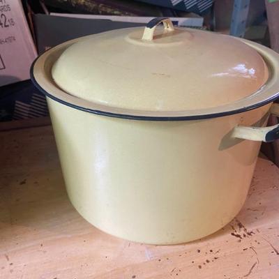 Yellow enamel ware