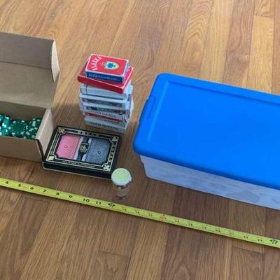 NVN145 Playing Cards and Poker Chips