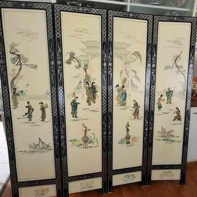 NVN152 - 4-Panel Room Divider