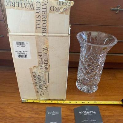 NVN063 Waterford Crystal 10" Vase