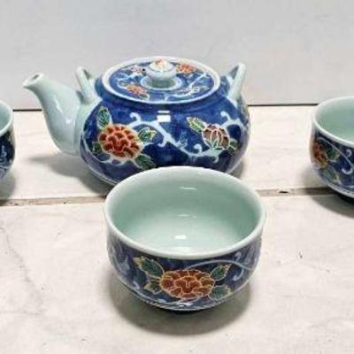 NVN082-Asian 7 Piece Tea Set