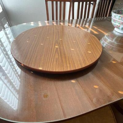 NVN176- Wooden Lazy Susan