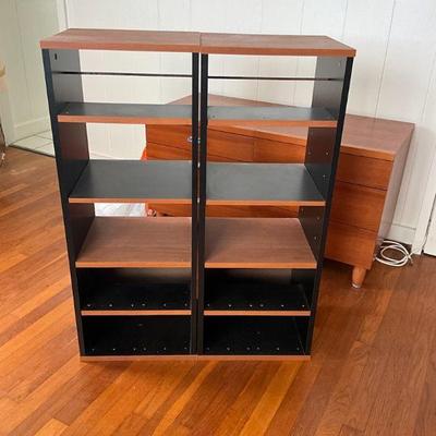 NVN143- 2 Pressed Wood Shelving Units