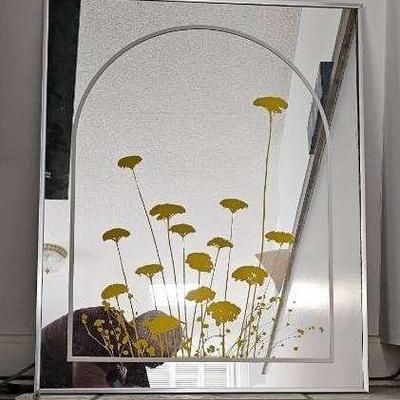 NVN046-Mirror Backed Wall Art