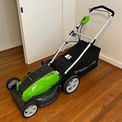 NVN008 Greenworks Electric Lawn Mower