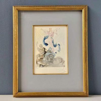 Pencil Signed Salvador Dali