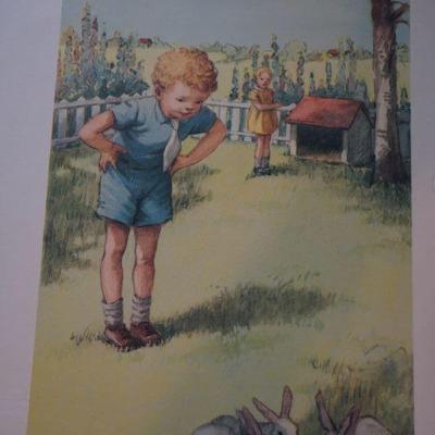 two original children's prints. 