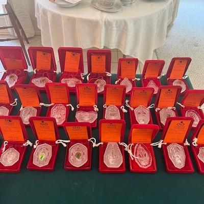 Waterford Christmas ornaments