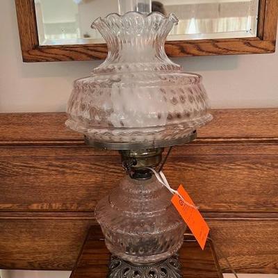 Antique Glass Lamp