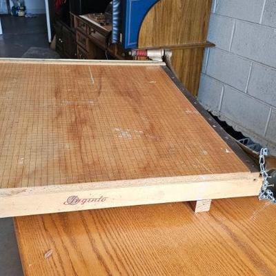 Large Paper Cutter- Also known as  a Guillotine
