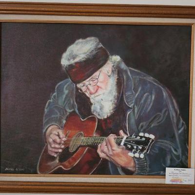 #5) " Playing Solitaire" Giclée-New Version on Canvas #6/200 16"x 20" 