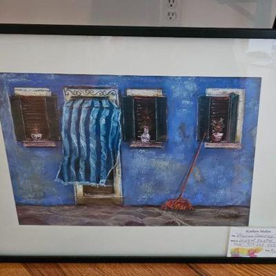 #25) " Italian Doorway" Original Pastel 9"x 14" Image