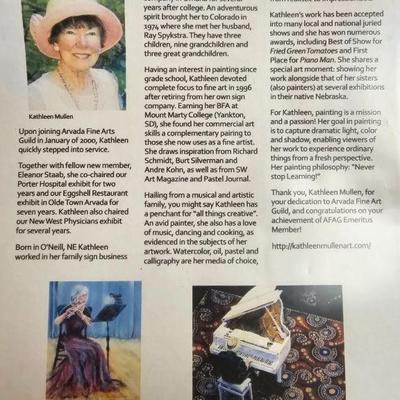 Kathleen Mullen-Several Original Artwork will be at this sale.