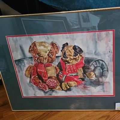 #24) " Old Friends" Original watercolor 15" x 21" Image
