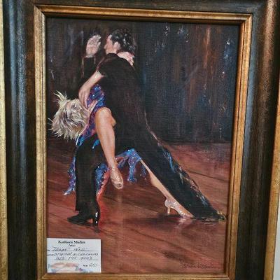 #17) " Tango" Original Oil on canvas 16"x 12" 