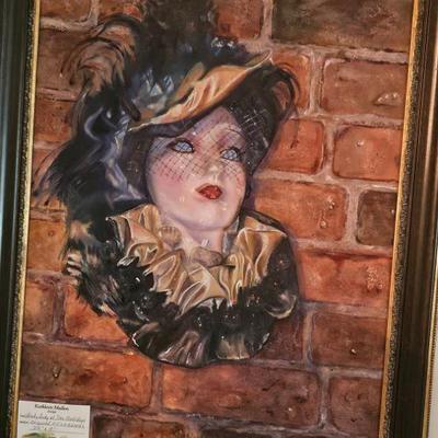 # 16) " Shady Lady " at Doc Hollidays in Glenwood Spgs. Colorado. Original Oil on Canvas 24"x 18