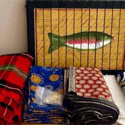 Novogrotz Hand Towels - Crate And Barrel Cherry Plaid Table Cloth, Moon And Star Napkins, Place Mats, And More