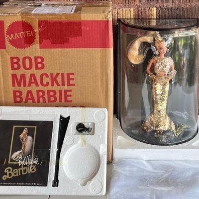 Mattel 1990 Bob Mackie Barbie Doll 5405-992 In Original Box, Packaging, And Accessories