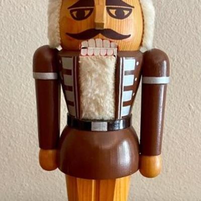 Vintage Erzgebirge Richard Glasser Wood 14.5 Inch Nutcracker 