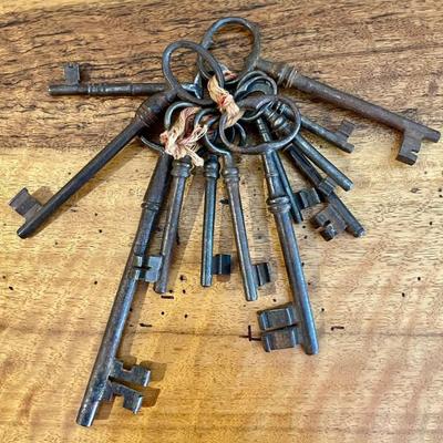 Antique Large Skeleton Keys