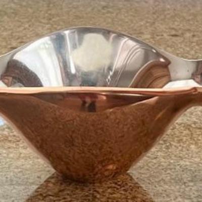 Nambe Classic Copper Triple Condiment Serving Tray MT0511 2012