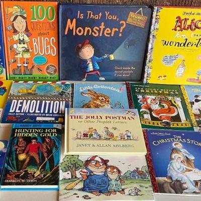 Children's Books - Is That You Monster, Alice And Wonderland, Little Golden Books, And More