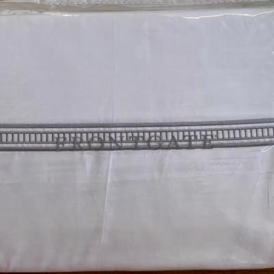Frontgate Resort Ladderstitch Duvet Cover Pewter King 110 X 100" Cotton New In Package