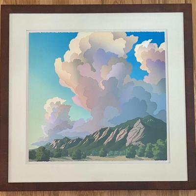 Doug West " Passion" Boulder Flat Irons Signed Limited Edition Print 95 Of 100