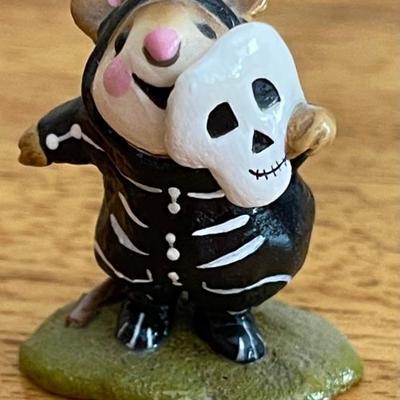 Wee Forest Folk Skeleton Mousy Figurine 1897 Annette Petersen 