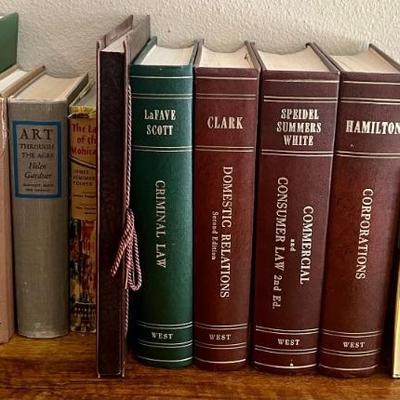Vintage Books - JRR Tolkien Box Set, West Publishing Law, Becoming Howard Waltz Signed, And More