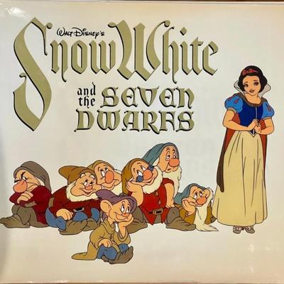 Walt Disney Snow White And Seven Dwarves With Dust Cover & Uncle Remus