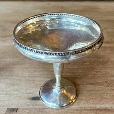 Sterling Silver Compote Number 692 (as Is) With Weighted Base - 200 Grams Total