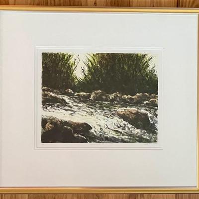 Signed Limited Edition 1 Of 2 " Spring Running " Framed Print 2000 