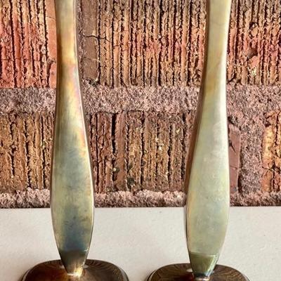 Pair Of MCM Selandia Designs 7.5" Bud Vases 