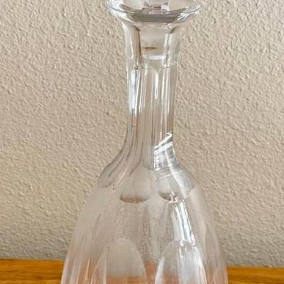 Vintage Crystal Decanter With Stopper