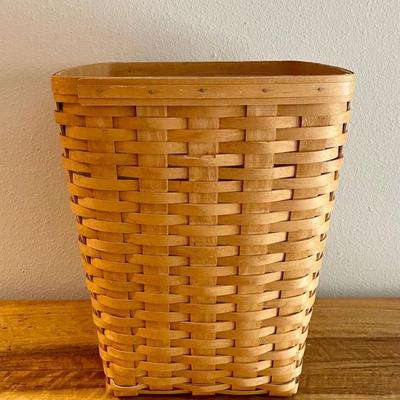 1995 - 16 Inch Longaberger Wastebasket With Liner
