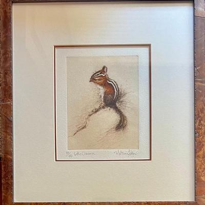 Melanie Fain " Little Charmer " Singed Limited Edition Framed Print 20 Of 100 