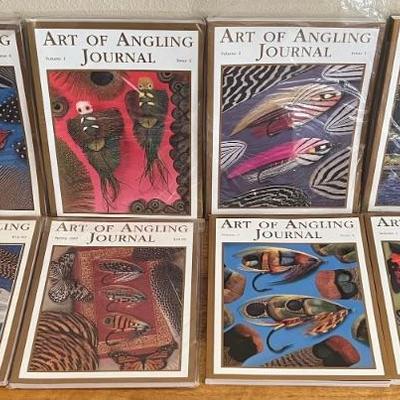 (8) Art Of Angling Journal Magazines - Volume 1 And 2, Winter 2001 And Spring 2002 