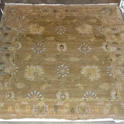 Tufenkian Tibetan Hand Knotted Wool 104 X 135" Area Rug (As Is)